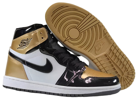 Jordan 1 White/Black/Gold