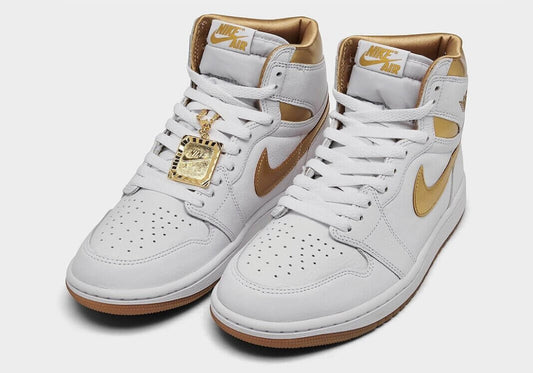 Jordan 1 White/Metallic Gold