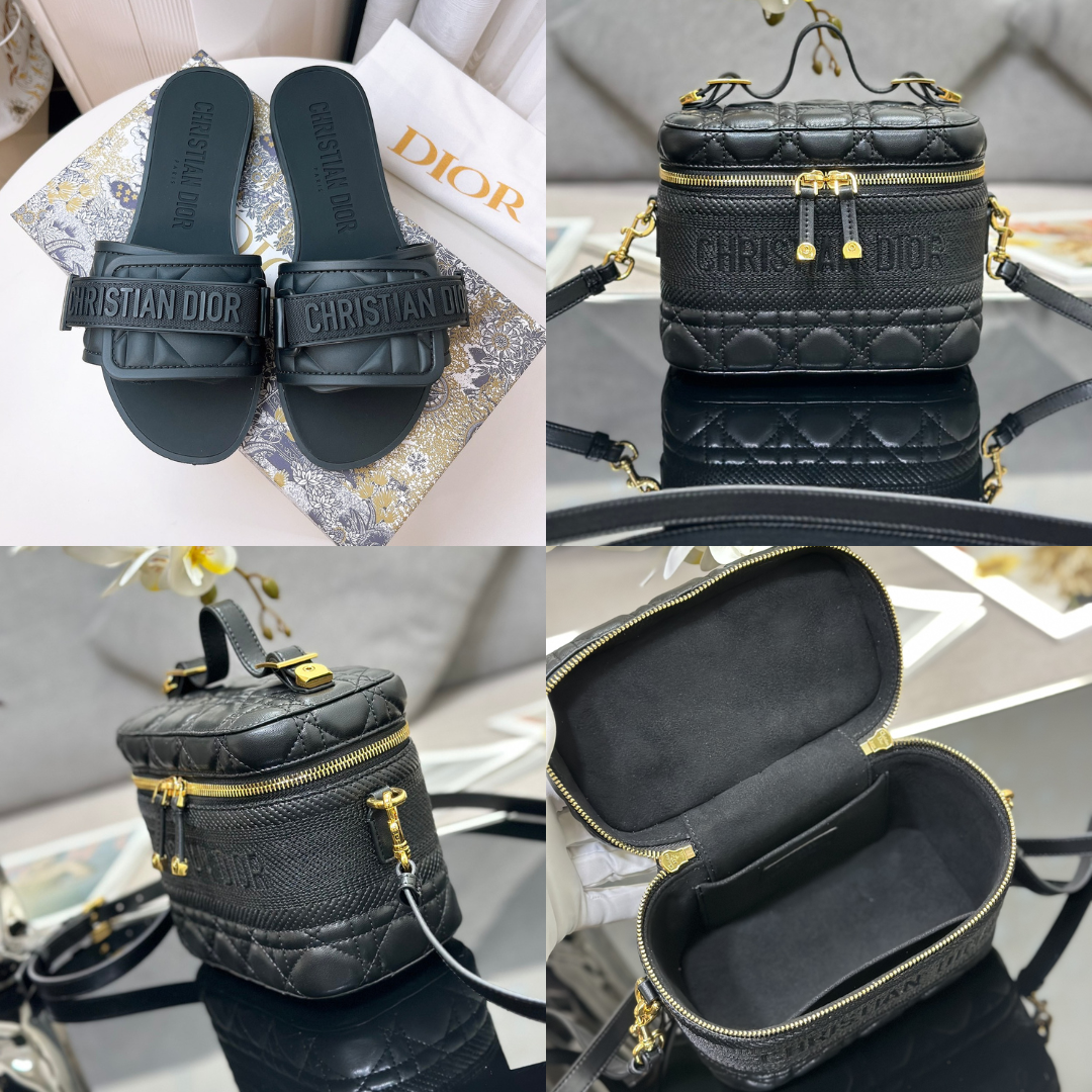 Back CD Handbag and Sandal Set